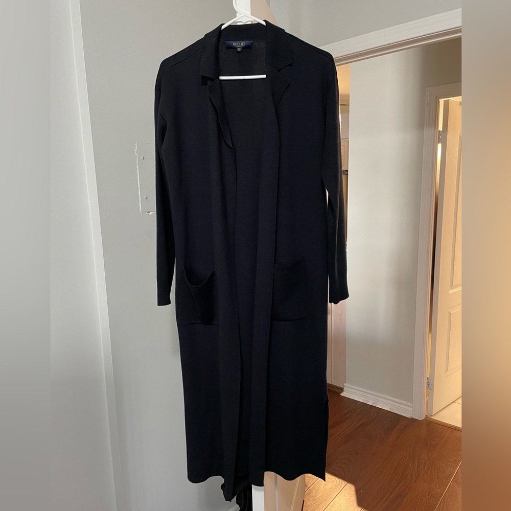 Rachel Roy Collar Open Front Cardigan
